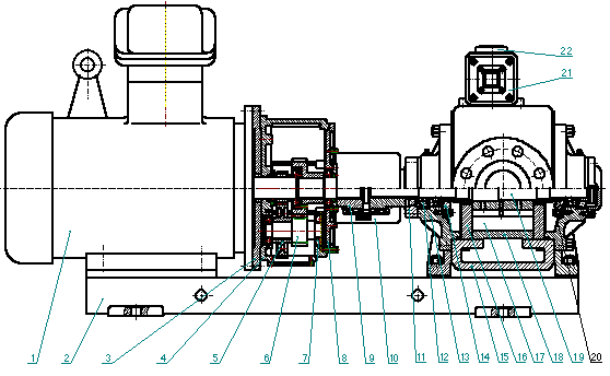 卧式滑片泵结构